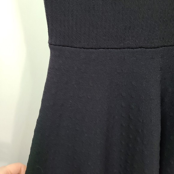 Design Lab Lord & Taylor Black Fit & Flare Knit Dress Womens XS - Picture 4 of 6